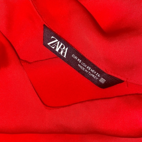 ZARA SHORT SATIN EFFECT DRESS - Picture 3 of 3